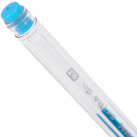 Ручки гелевые НЕОН BRAUBERG "EXTRA", НАБОР 6 ЦВЕТОВ, узел 0,7 мм, линия 0,35 мм, 143911