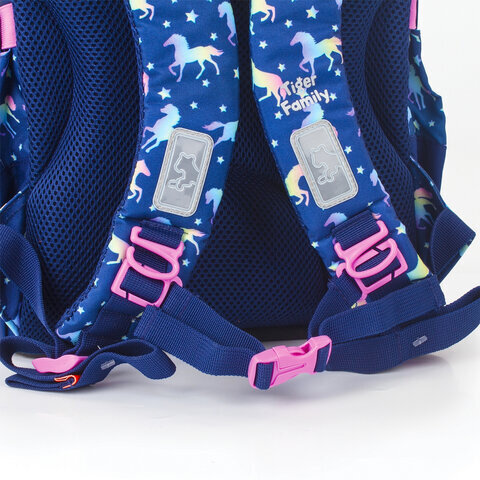 Ранец TIGER FAMILY для начальной школы, Earnest, "Rainbow Horse", 39х31х23 см, 228916, TGET-016A