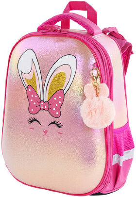 Ранец BRAUBERG SHINY, 2 отделения, &quot;Honey bunny&quot;, 36х28х14 см, 270695