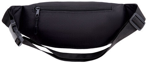 Сумка на пояс BRAUBERG RIO, два отделения, черная, 38х12х8см, 270822