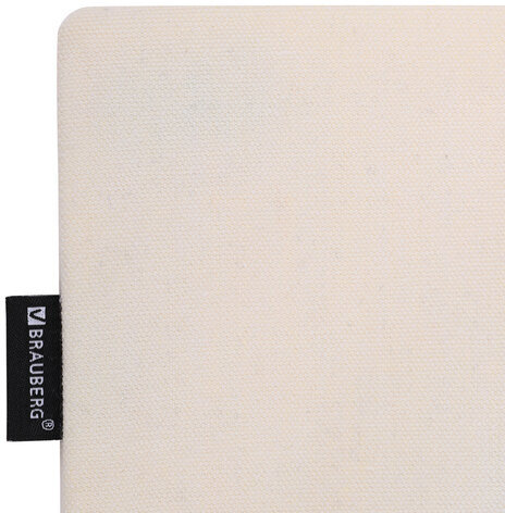 Сумка-шоппер BRAUBERG, канвас, 40х35 см, бежевый, "Think outside the box", 271898