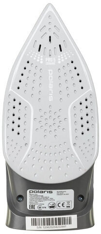 Утюг POLARIS PIR 2430K, 2400 Вт, керамическое покрытие, самоочистка, антикапля, антинакипь, черный, 57591