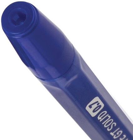 Ручка шариковая масляная с грипом BRAUBERG "i-Rite GT Solid", СИНЯЯ, корпус синий, узел 0,7 мм, 143305