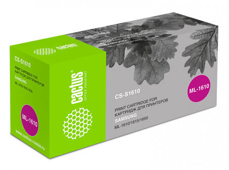 Картридж лазерный CACTUS (CS-S1610) для SAMSUNG ML-1610/1615/1650, ресурс 2000 стр.
