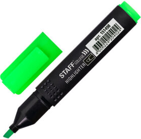 Текстовыделитель STAFF College &quot;STICK HL-497&quot;, ЗЕЛЕНЫЙ, 1-4 мм, 151498