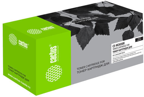 Картридж лазерный CACTUS (CS-W2030X) для HP LJ M454/MFP M479, черный, ресурс 7500 страниц