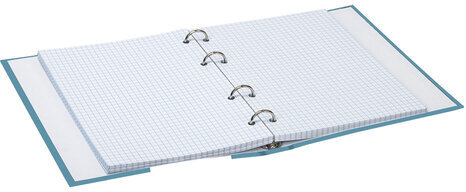 Тетрадь на кольцах А5 165х215 мм, 120 л., твердый картон, клетка, BRAUBERG, "In Dreams", 404084