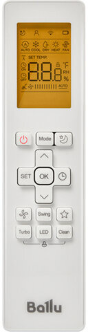 Сплит-система BALLU OLYMPIO EDGE BSO-09HN8_22Y, внешний и внутренний блок, площадь помещения 25 м2, 2 МЕСТА