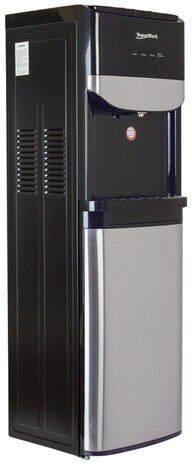 Кулер для воды AQUA WORK R71-T, напольный, НАГРЕВ/ОХЛАЖДЕНИЕ КОМПРЕССОРНОЕ, 1 кран, черный, 19342