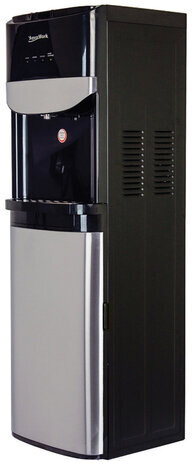 Кулер для воды AQUA WORK R71-T, напольный, НАГРЕВ/ОХЛАЖДЕНИЕ КОМПРЕССОРНОЕ, 1 кран, черный, 19342