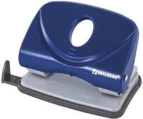 Дырокол BRAUBERG &quot;Original&quot;, до 20 листов, синий, 222540