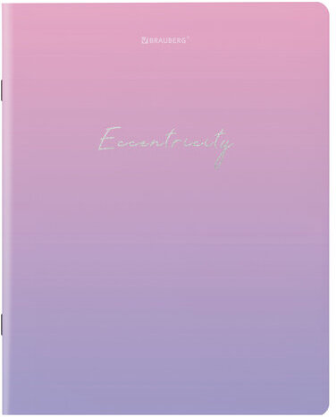 Тетради КОМПЛЕКТ 5 шт. А5, 48 л., BRAUBERG скоба, клетка, SoftTouch, фольга, "Inspiration", 404399