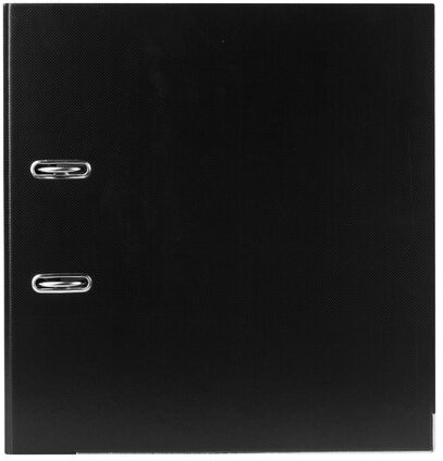 Папка-регистратор ESSELTE "VIVIDA Plus", А4+, с двухсторонним покрытием из пластика, 80 мм, черная, 81187