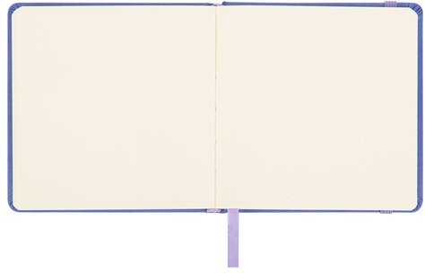 Скетчбук, слоновая кость 140 г/м2 120х120 мм, 80 л., КОЖЗАМ, резинка, BRAUBERG ART CLASSIC, пастель сиреневый, 116877