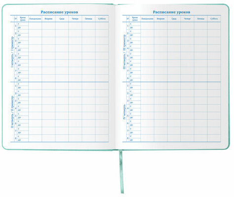 Дневник 1-11 класс 48 л., кожзам (твердая с поролоном), тиснение аппликация, BRAUBERG, "РУСАЛКА", 105978