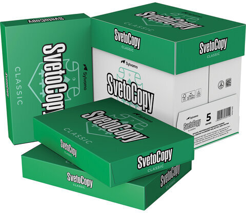 Бумага офисная БОЛЬШОГО ФОРМАТА (297х420), А3, 80 г/м2, 500 л., марка С, SVETOCOPY CLASSIC, 146% (CIE)