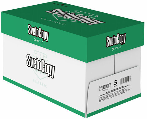Бумага офисная БОЛЬШОГО ФОРМАТА (297х420), А3, 80 г/м2, 500 л., марка С, SVETOCOPY CLASSIC, 146% (CIE)