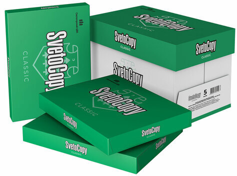 Бумага офисная БОЛЬШОГО ФОРМАТА (297х420), А3, 80 г/м2, 500 л., марка С, SVETOCOPY CLASSIC, 146% (CIE)