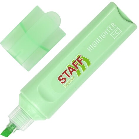 Набор текстовыделителей 12 ЦВЕТОВ, STAFF "EVERYDAY HL-720", 6 неоновых цветов + 6 пастельных цветов, линия 1-5 мм, 152557