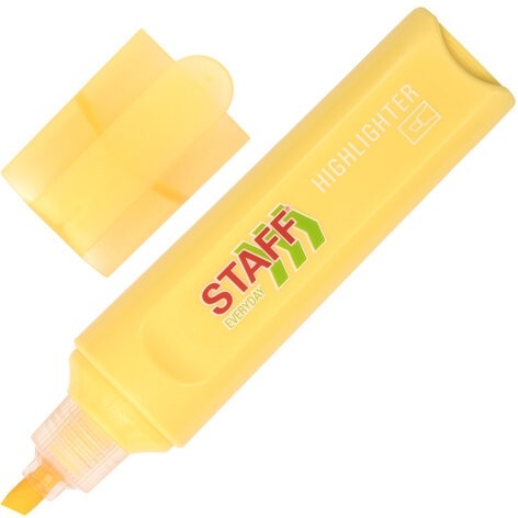 Набор текстовыделителей 12 ЦВЕТОВ, STAFF "EVERYDAY HL-720", 6 неоновых цветов + 6 пастельных цветов, линия 1-5 мм, 152557