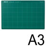 Коврик (мат) для резки 3-слойный, А3 (450х300 мм), настольный, зеленый, 3 мм, KW-trio, 9Z201, -9Z201