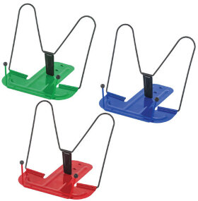 Подставка для книг ЮНЛАНДИЯ ПРЕМИУМ, металлическая, ассорти, европодвес, 236902