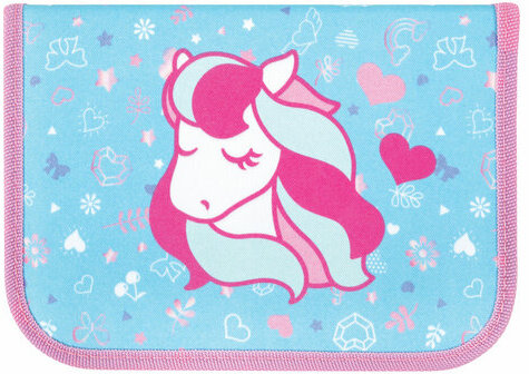 Пенал TIGER FAMILY 1 отделение, "Musical Pony", 20х14х4 см, 270249