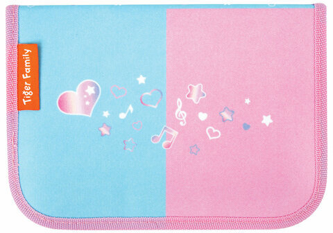 Пенал TIGER FAMILY 1 отделение, "Musical Pony", 20х14х4 см, 270249