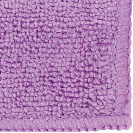 Салфетка универсальная, микрофибра, 30х30 см, фиолетовая, ЛЮБАША "ЭКОНОМ", ПП упаковка, 606304