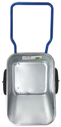 Тачка садово-строительная ТЕХ-ТОП, 110 л, максимальный вес 260 кг, цинковый кузов, пневмоколеса d=360 мм, 606628