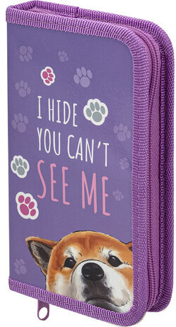 Пенал ПИФАГОР, 1 отделение, ламинированный картон, 19х11 см, "Akita", 271005