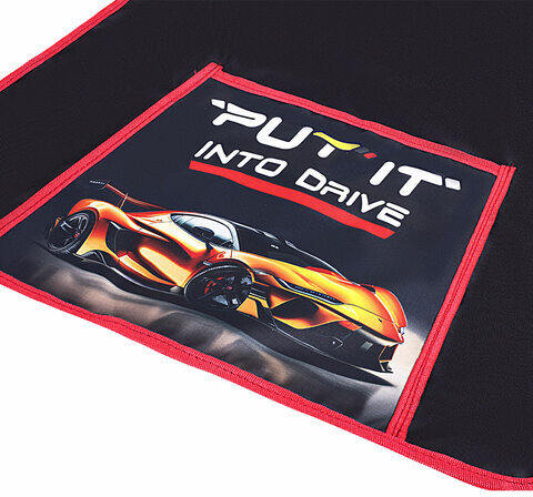 Накидка фартук с нарукавниками для труда ПИФАГОР, 1 карман, 46х54 см, "Cool wheels", 272461