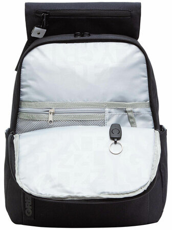 Рюкзак GRIZZLY школьный, укрепленная спинка, 2 отделения, для девочек, CLASSIC BLACK, 39х33х14 см, RXL-325-1/3