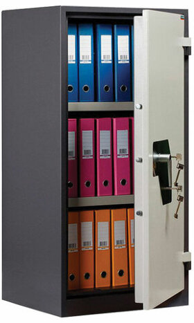 Шкаф металлический огнестойкий VALBERG &quot;BM-1260KL&quot;, 1220х600х520 мм, 72 кг, ключевой замок, сварной, S10899102343