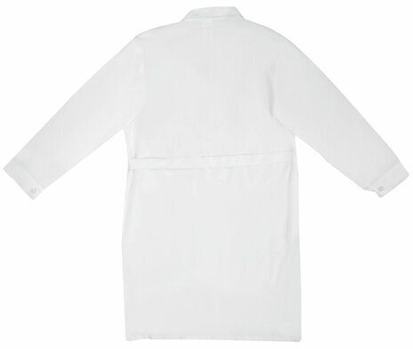 Халат рабочий женский белый, бязь, размер 48-50, рост 158-164, плотность ткани 142 г/м2, 610705