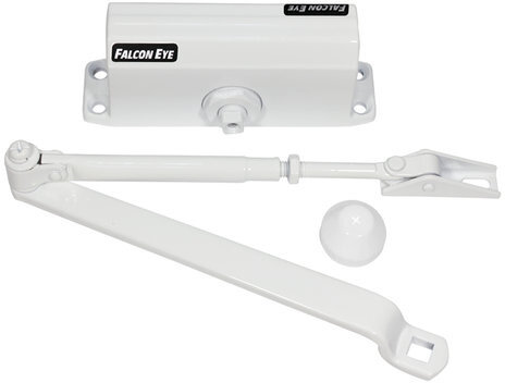 Доводчик FALCON EYE FE-B5W на дверь 85-120 кг, белый, 00-00110304