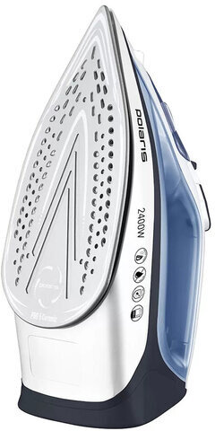 Утюг POLARIS PIR 2483K, 2400 Вт, керамическое покрытие, самоочистка, антикапля, антинакипь, синий, 51339