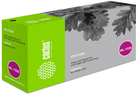 Картридж лазерный CACTUS (CS-S1520) для SAMSUNG ML-1520/1520P, ресурс 3000 стр.