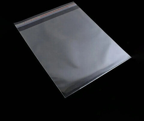 Пакет БОПП с клеевым клапаном, КОМПЛЕКТ 100 шт., 10х10+4 см, 25 мкм, с усиленным швом