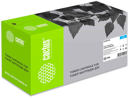 Картридж лазерный CACTUS (CS-CE271A) для HP ColorLaserJet CP5525, голубой, ресурс 15000 страниц, CS-CE271A(R)