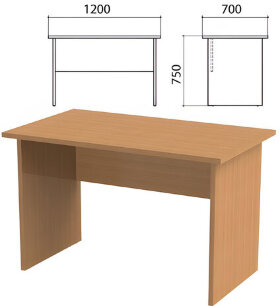 Стол письменный &quot;Этюд&quot;, 1200х700х750 мм, бук бавария, 400021-55