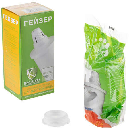 Сменный картридж "ГЕЙЗЕР 502", для жесткой воды, для фильтров "Гейзер", 30503