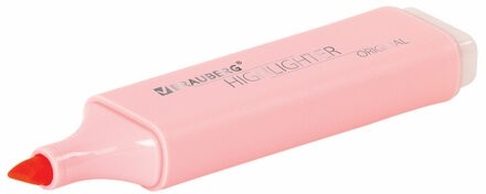 Текстовыделитель BRAUBERG "ORIGINAL PASTEL", ПАСТЕЛЬНЫЙ РОЗОВЫЙ, линия 1-5 мм, 151693