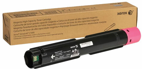 Картридж лазерный XEROX (106R03767) VersaLink C7000, пурпурный, оригинальный, ресурс 10100 страниц