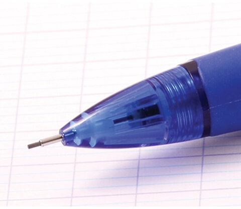 Карандаш механический 0,5 мм, PILOT Н-105 "Rex Grip", ластик, резиновый грип, корпус синий, H-105