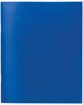 Тетрадь бумвинил А5, 96 л., скоба, офсет №2 ЭКОНОМ, клетка, с полями, STAFF, СИНИЙ, 402019