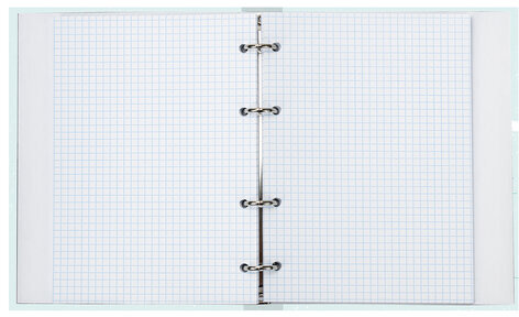 Тетрадь на кольцах А5 165х215 мм, 120 л., твердый картон, клетка, BRAUBERG, "Discover", 404085