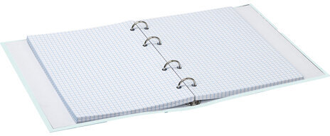 Тетрадь на кольцах А5 165х215 мм, 120 л., твердый картон, клетка, BRAUBERG, "Discover", 404085