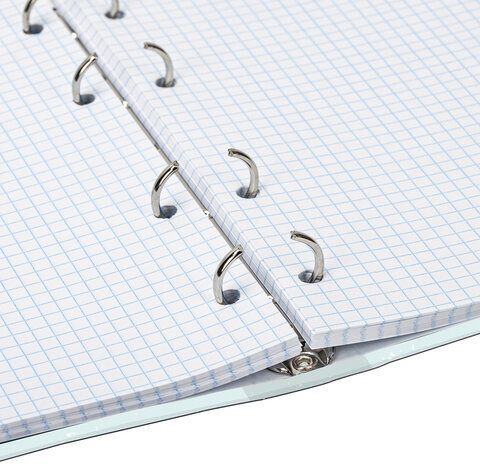 Тетрадь на кольцах А5 165х215 мм, 120 л., твердый картон, клетка, BRAUBERG, "Discover", 404085