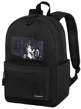 Рюкзак HEIKKI ENERGETIC Mood (ХЕЙКИ) универсальный, эргономичный, Obanai, черный, 43х30х16 см, 272536